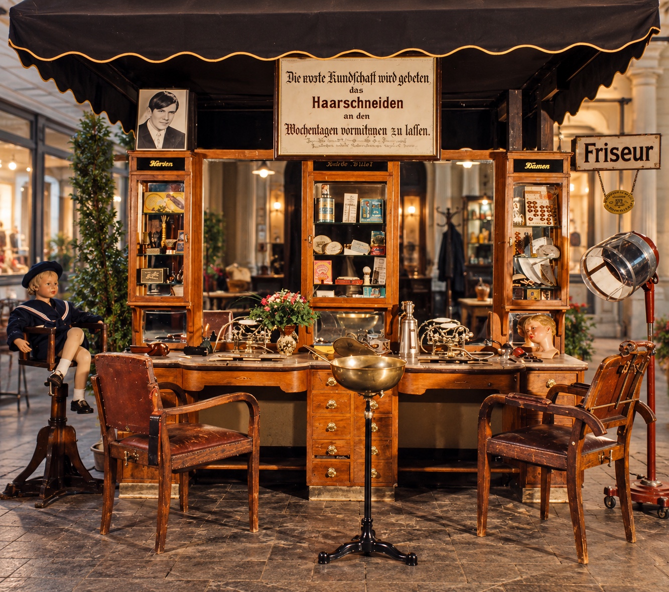 Historic shops in action